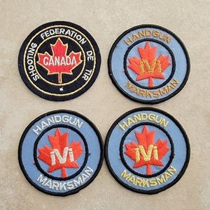 Shooting Qualification Patches Early 1980s